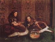 Sir John Everett Millais Leisure Hours oil painting picture wholesale